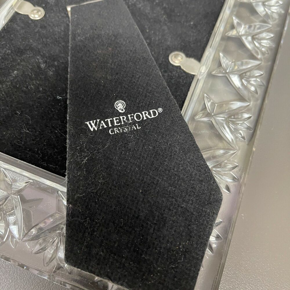 Vintage Waterford Crystal Frame Clear 8 7/8" x 6 7/8" - Picture 5 of 6